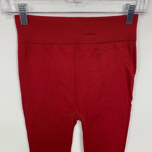 NEW Fit In Red Legging Pants One Size - Picture 5 of 9